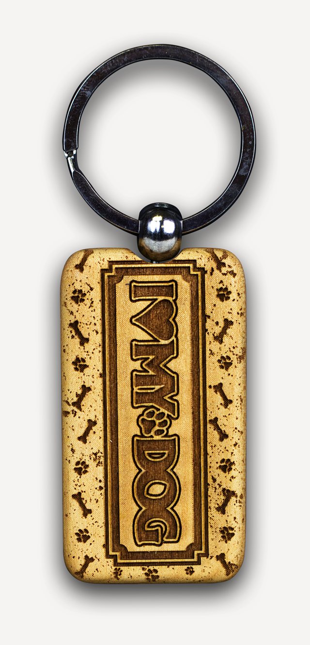 I Hear My Dog Name Plate - Dog Key Chain