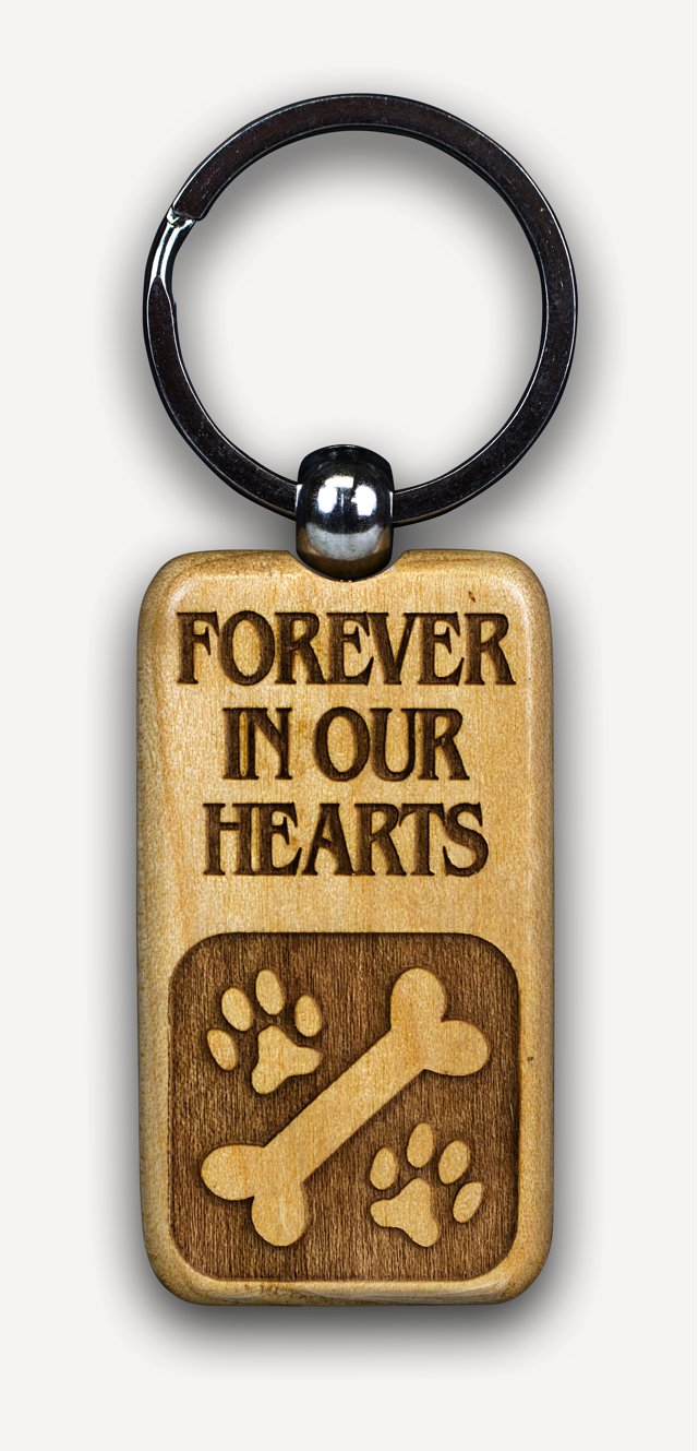 Forever in Our Hearts - Dog Key Chain