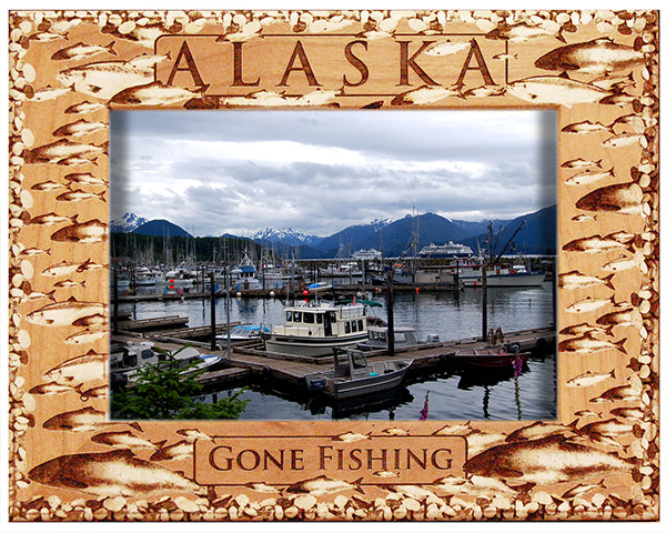 Alaska Gone Fishing Frame