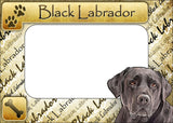 Black Lab - ColorWorks Magnetic Dog Breed Mattes