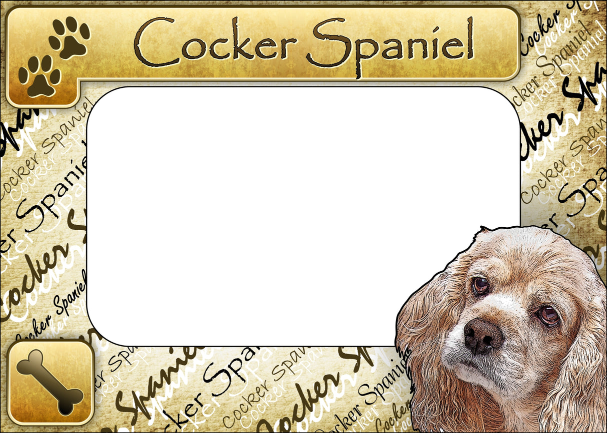 Cocker Spaniel - ColorWorks Magnetic Dog Breed Mattes