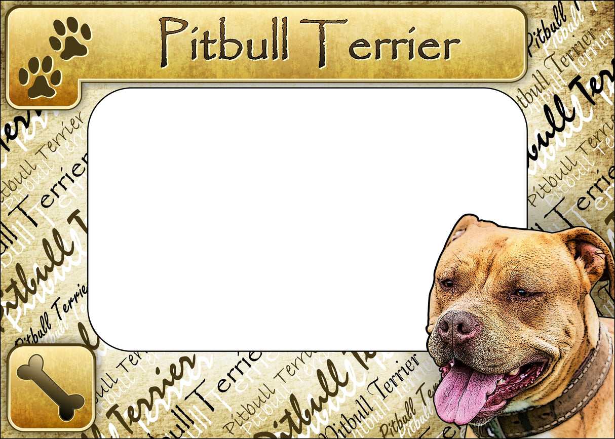 Pitbull Terrier - ColorWorks Magnetic Dog Breed Mattes