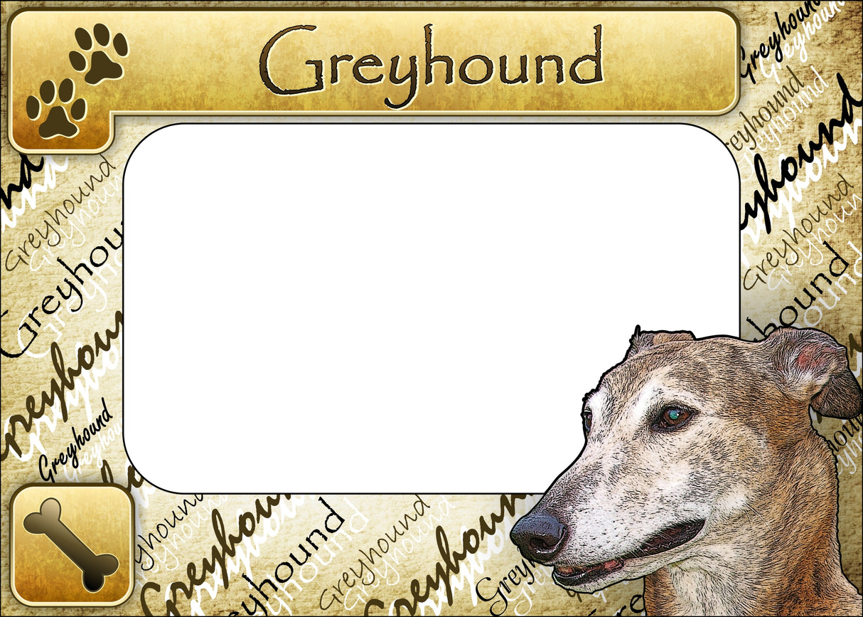 Greyhound - ColorWorks Magnetic Dog Breed Mattes