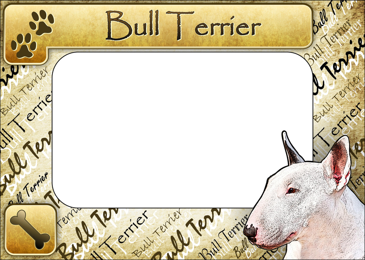 Bull Terrier - ColorWorks Magnetic Dog Breed Mattes