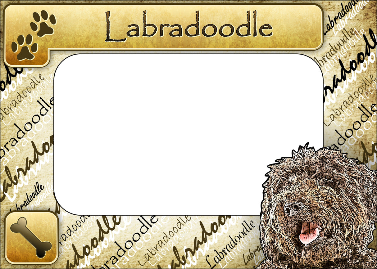 Labradoodle - ColorWorks Magnetic Dog Breed Mattes