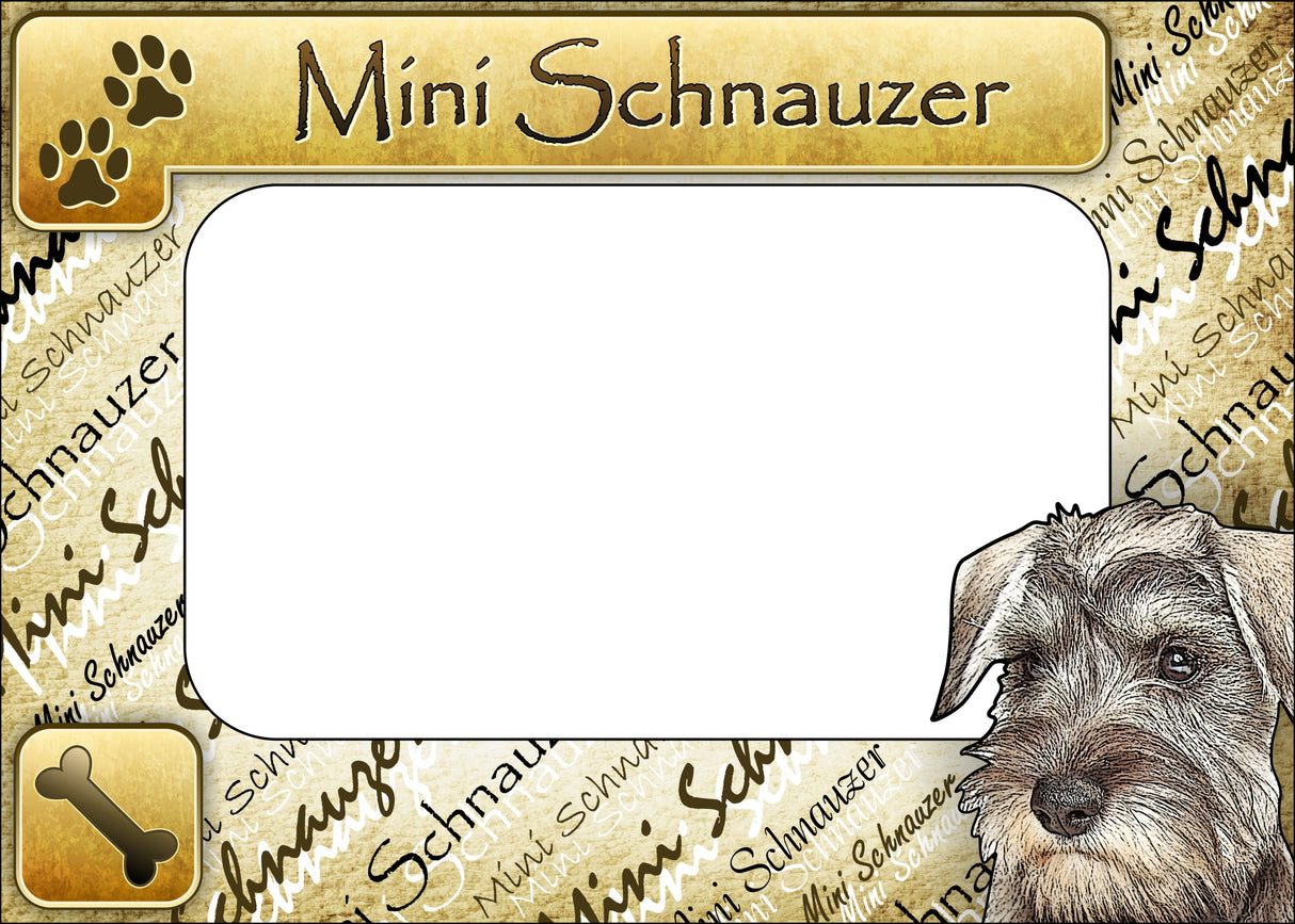 Mini Schnauzer - ColorWorks Magnetic Dog Breed Mattes