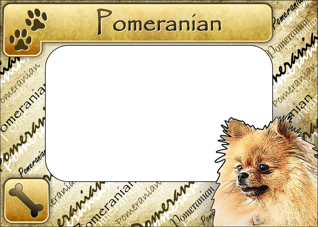 Pomeranian - ColorWorks Magnetic Dog Breed Mattes