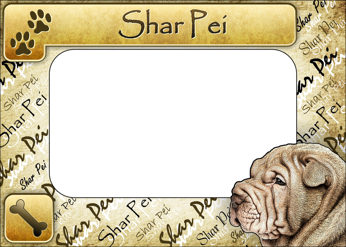 Shar Pei - ColorWorks Magnetic Dog Breed Mattes