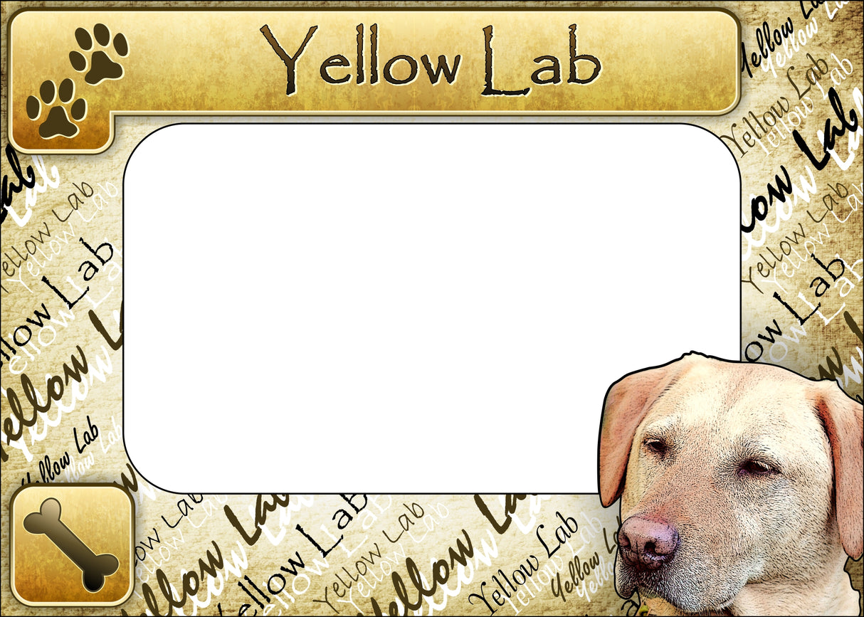 Yellow Lab - ColorWorks Magnetic Dog Breed Mattes