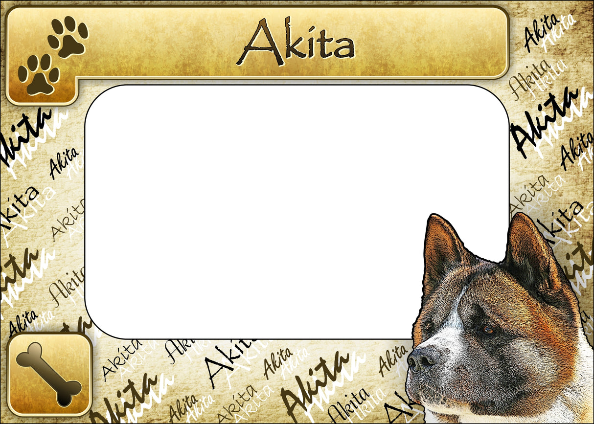 Akita - ColorWorks Magnetic Dog Breed Mattes