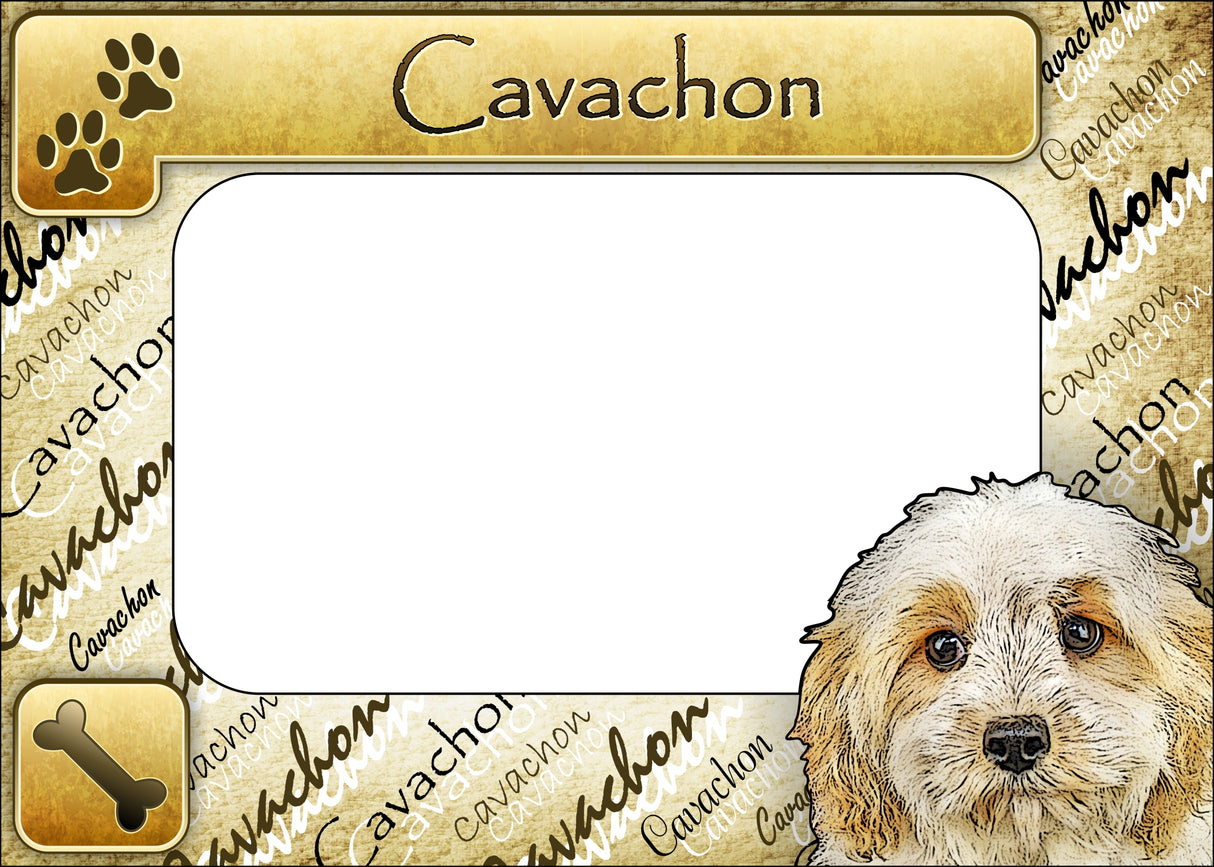 Cavachon - ColorWorks Magnetic Dog Breed Mattes