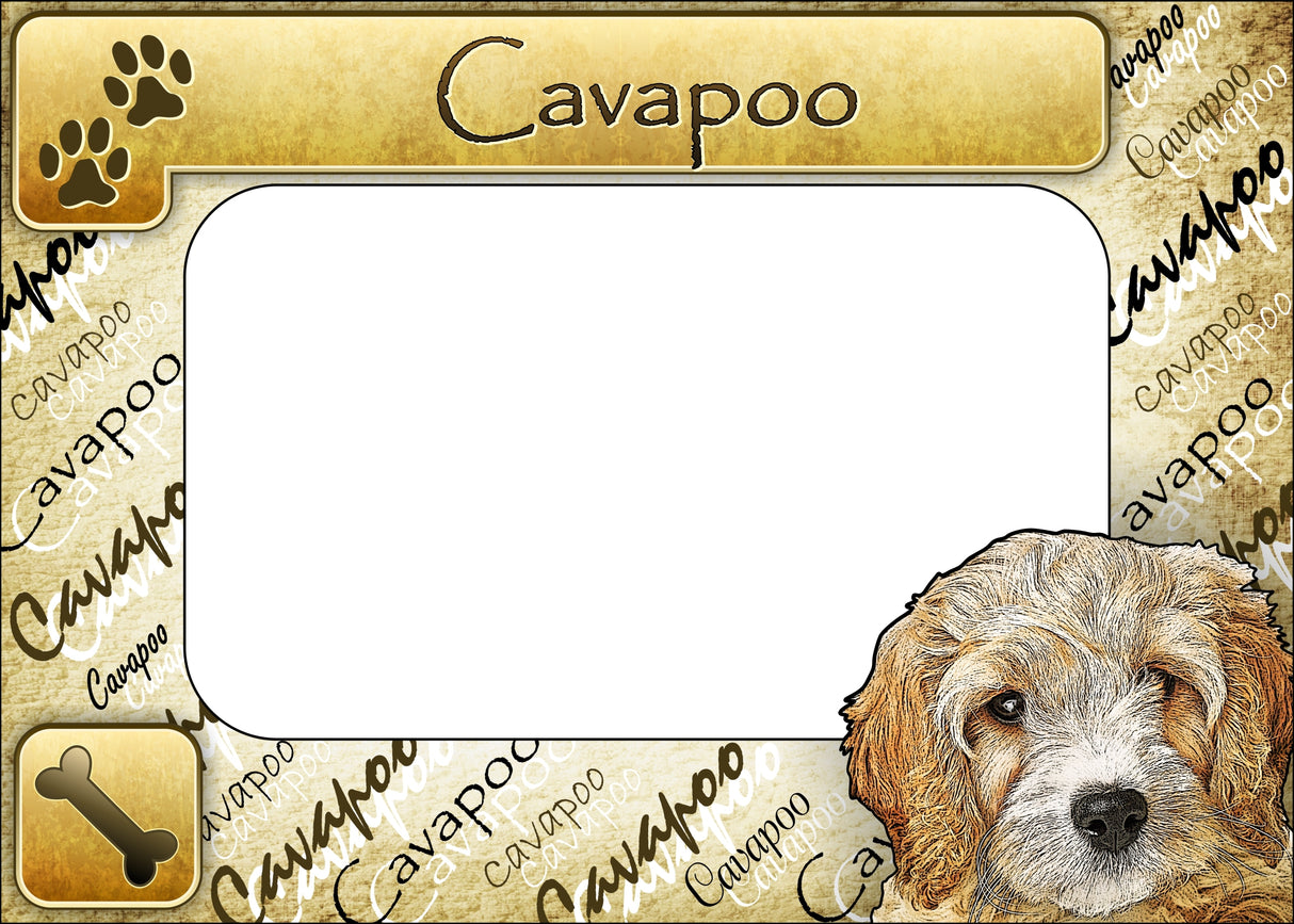 Cavapoo - ColorWorks Magnetic Dog Breed Mattes