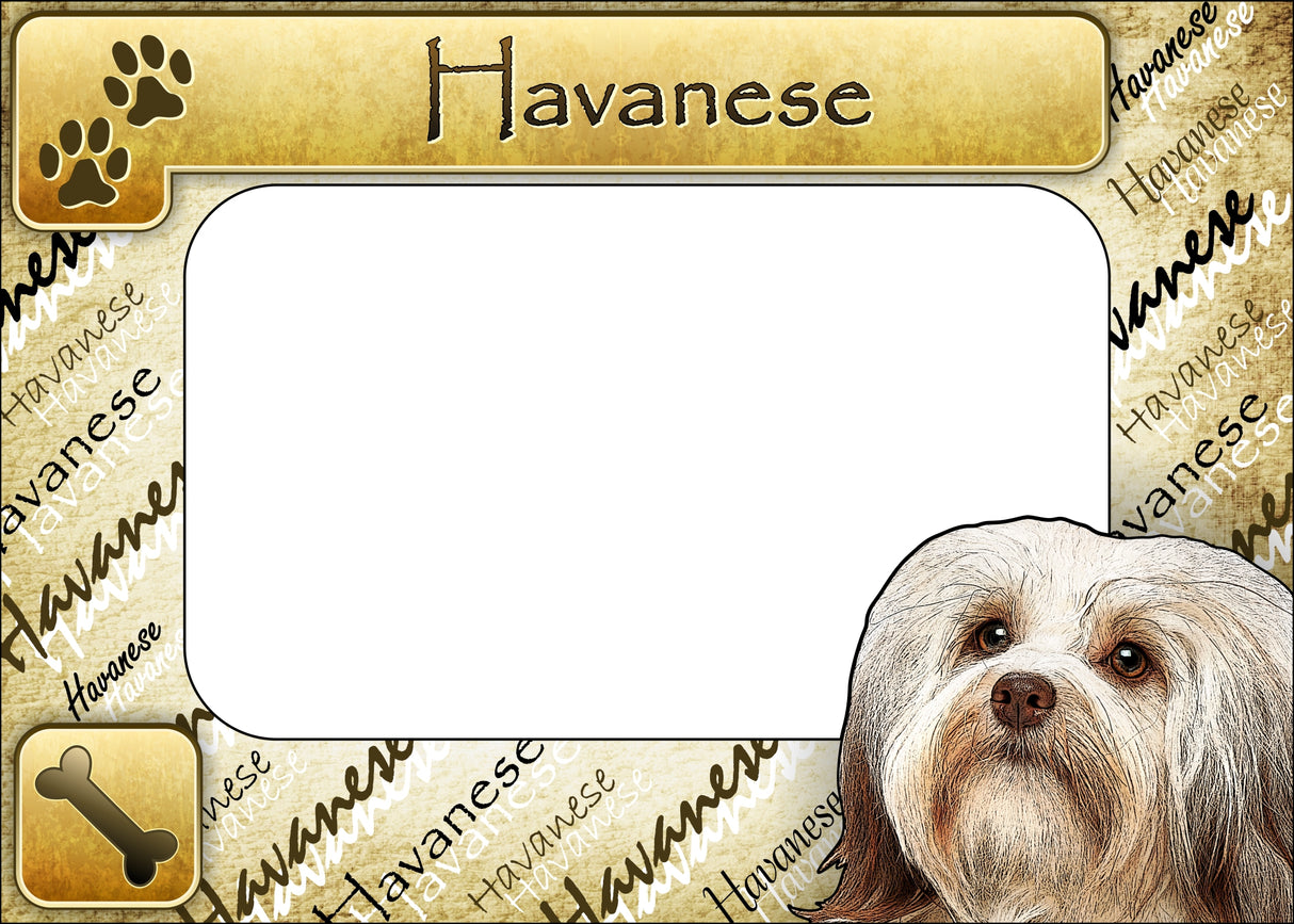 Havanese - ColorWorks Magnetic Dog Breed Mattes