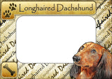 Longhaired Dachshund - ColorWorks Magnetic Dog Breed Mattes