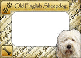 Old English Sheepdog - ColorWorks Magnetic Dog Breed Mattes