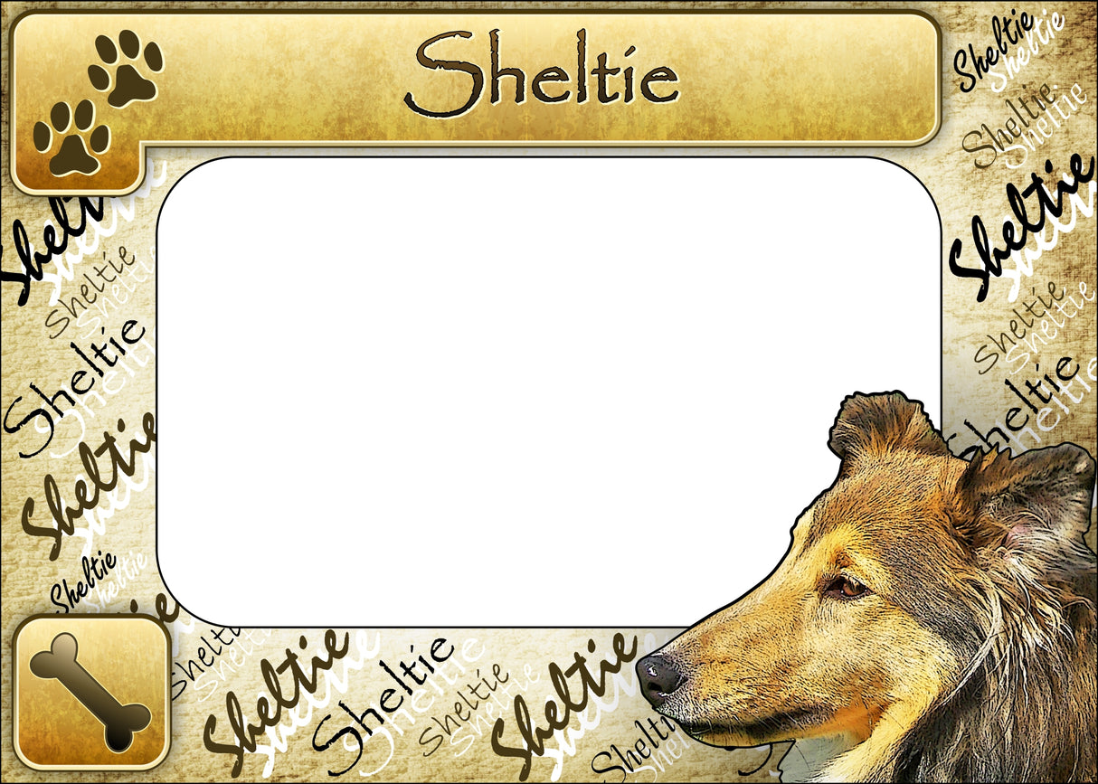 Sheltie - ColorWorks Magnetic Dog Breed Mattes