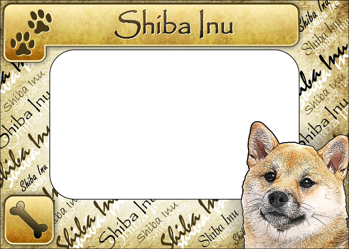 Shiba Uni - ColorWorks Magnetic Dog Breed Mattes