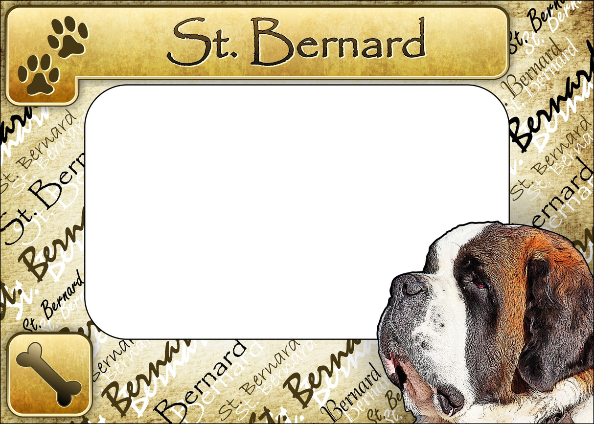 St. Bernard - ColorWorks Magnetic Dog Breed Mattes