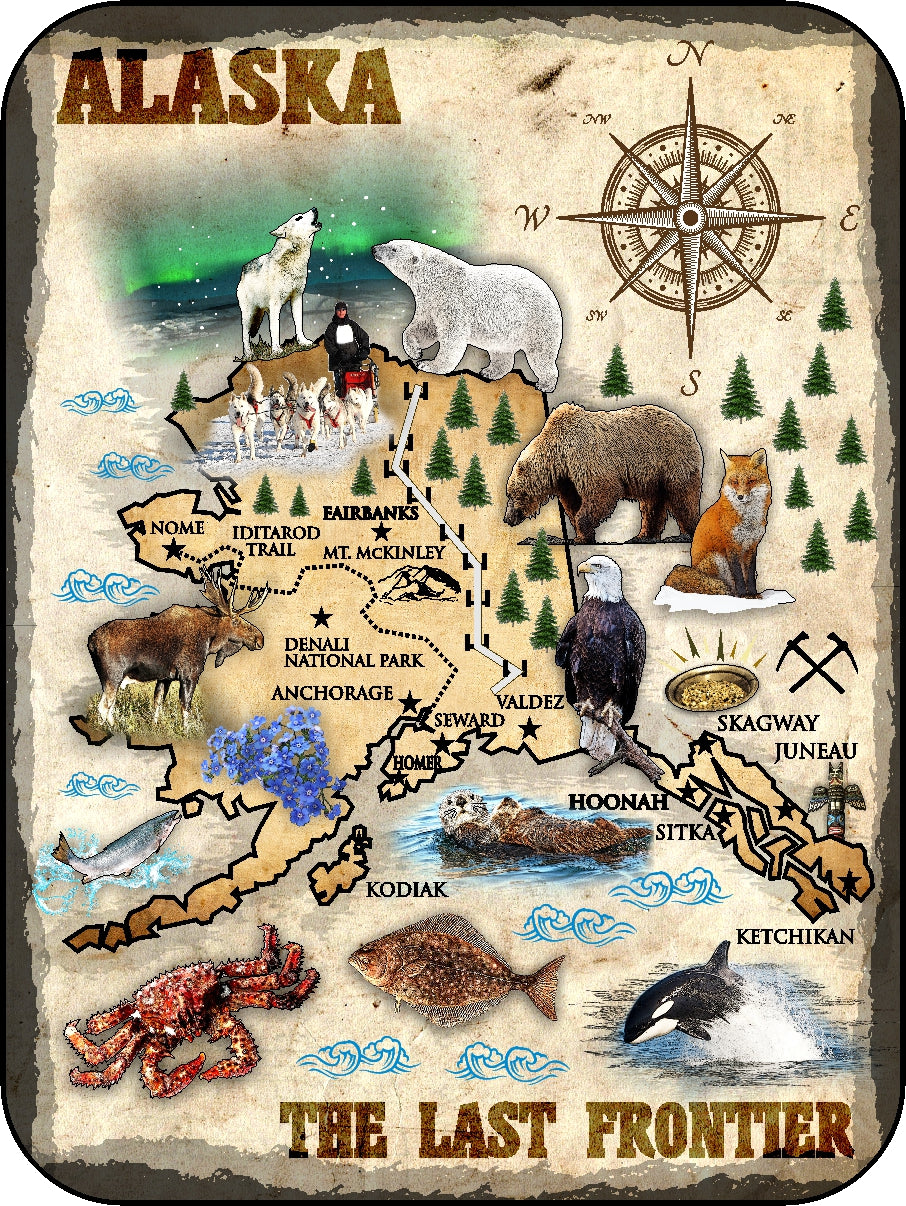 Alaska Destination Map