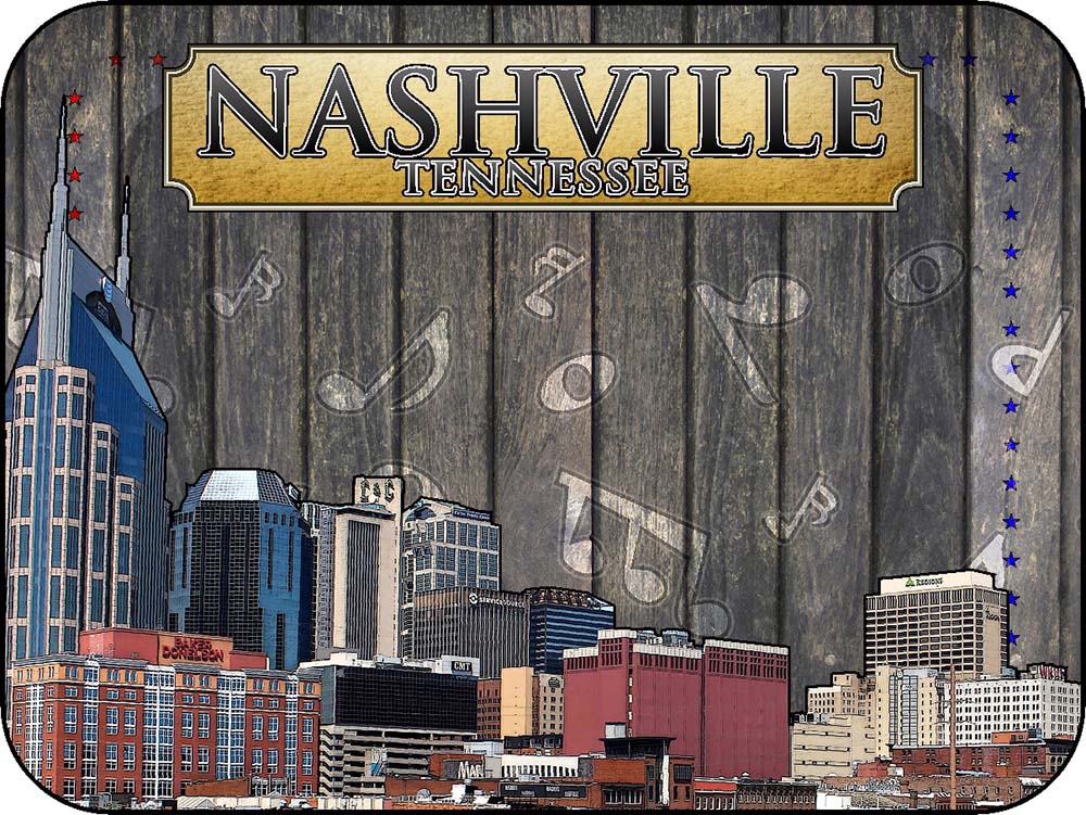 Nashville Music Skyline