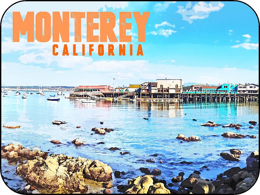 Monterey California Wharf Boats