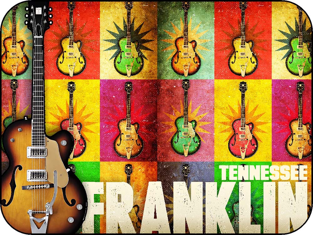 Franklin Tennessee RetroGuitar Pattern