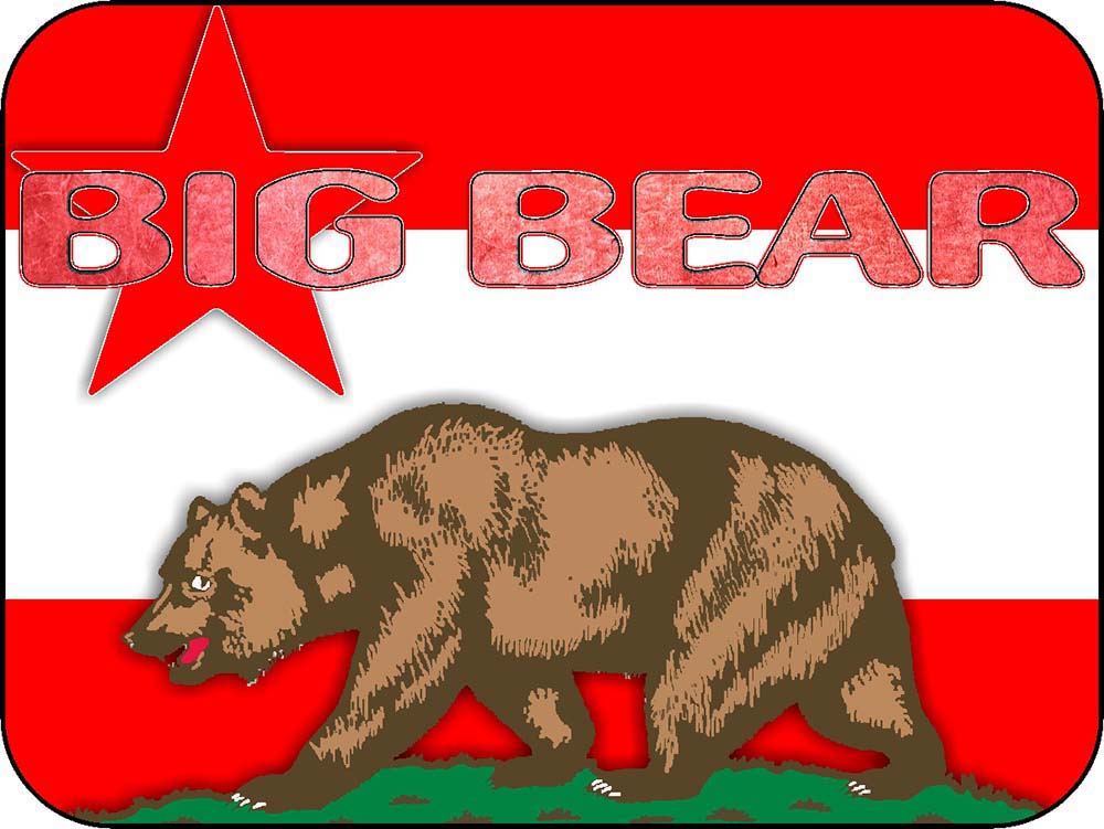 Big Bear California Flag Theme