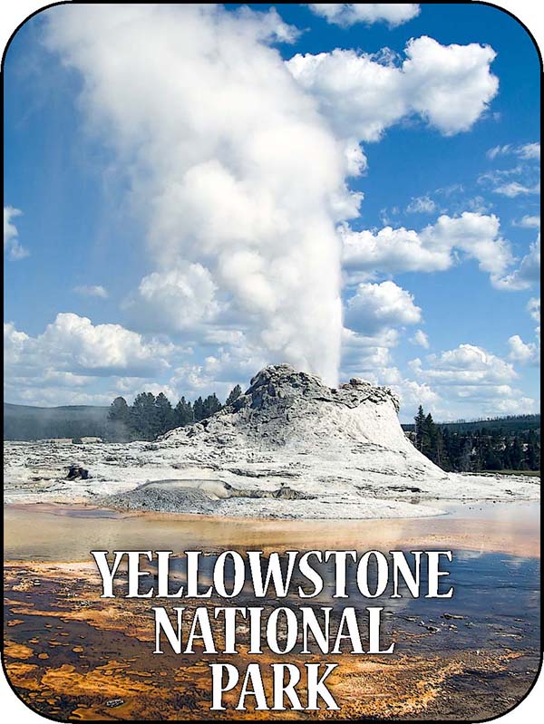 Yellowstone National Park Geyser