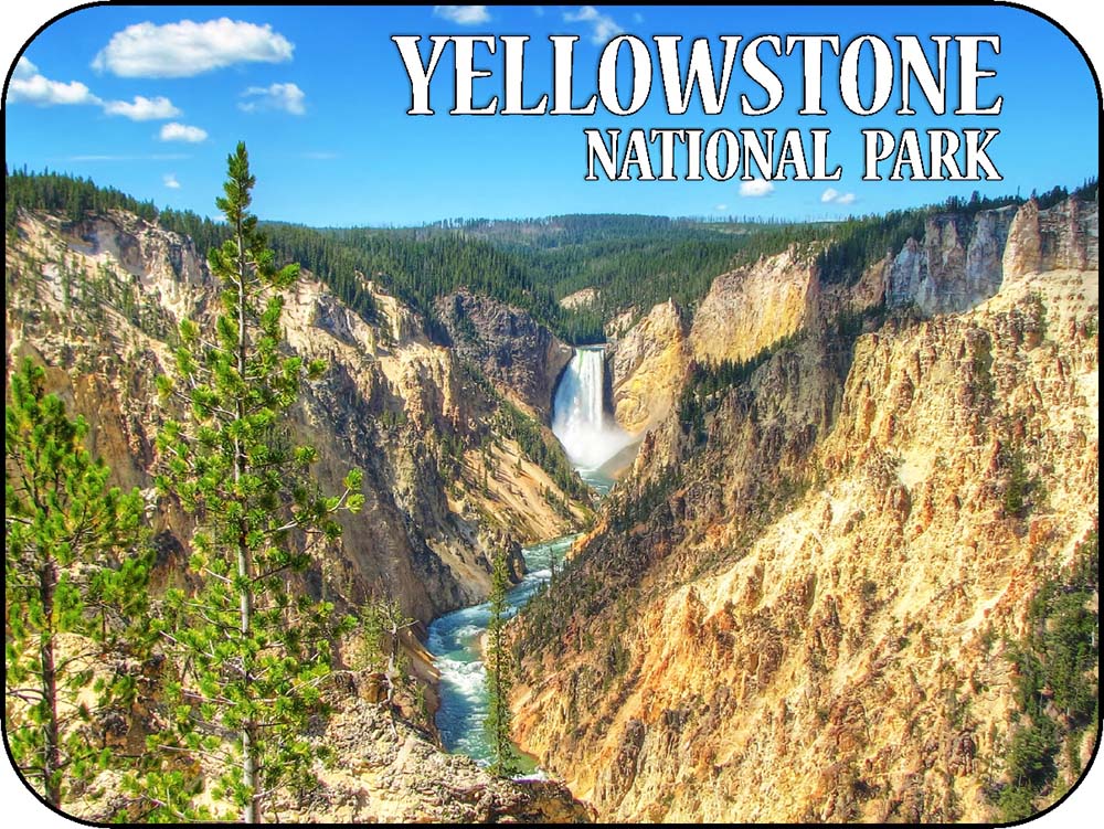 Yellowstone National Park Waterfall