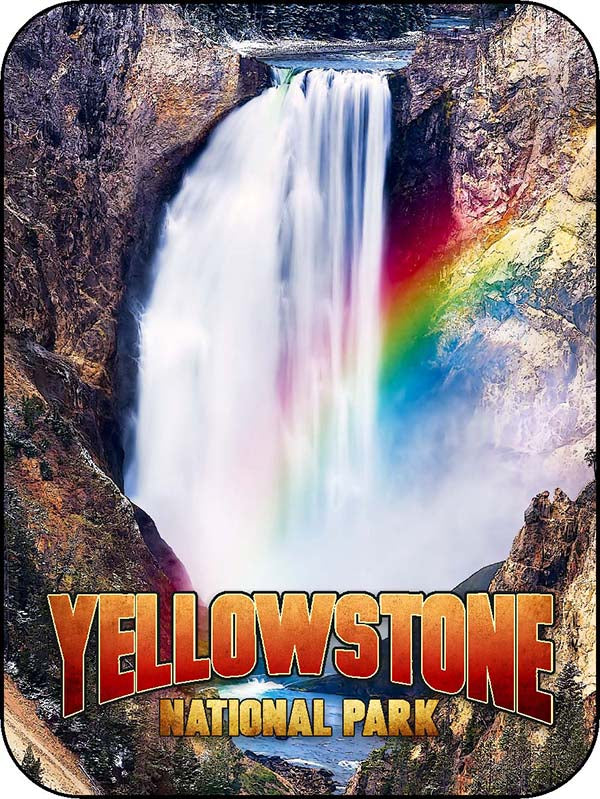 Yellowstone Lower Falls Rainbow