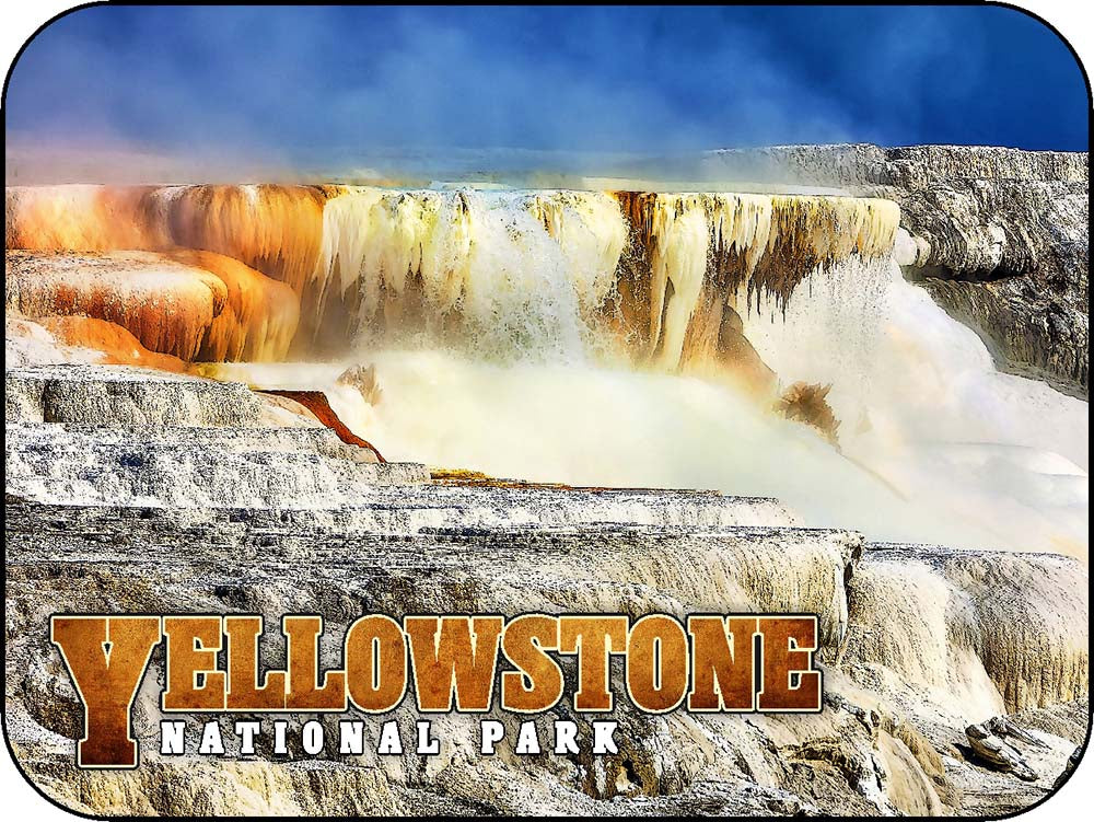 Yellowstone Mammoth Hot Springs Steam