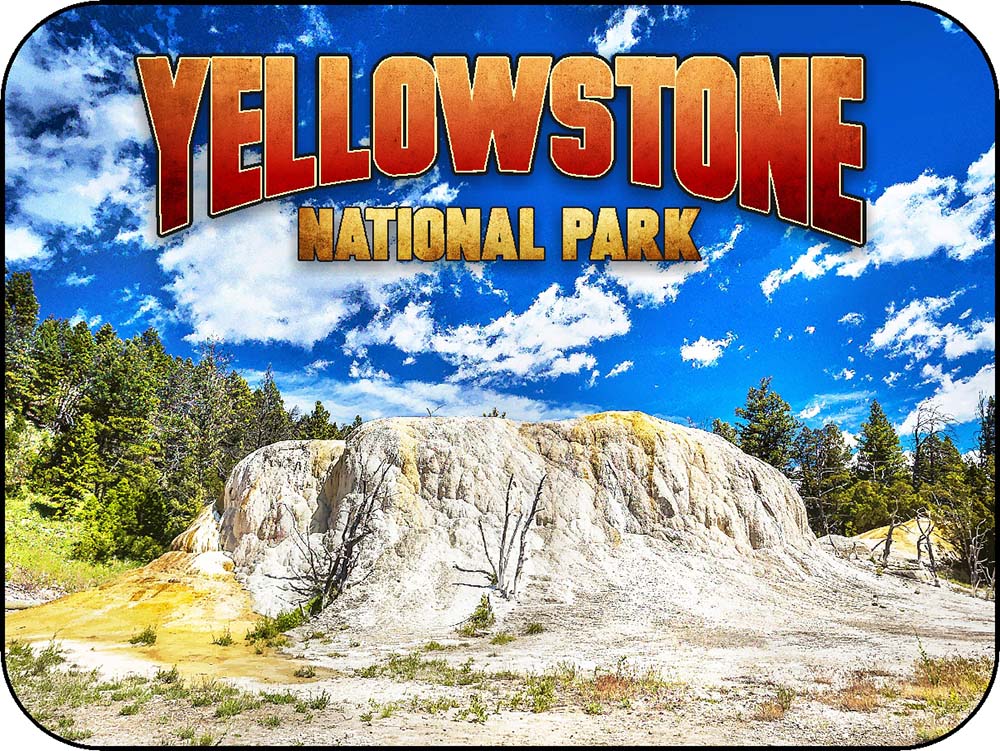 Yellowstone Mammoth Hot Springs Giant Roc