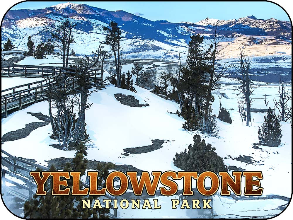 Yellowstone Winter Landscape