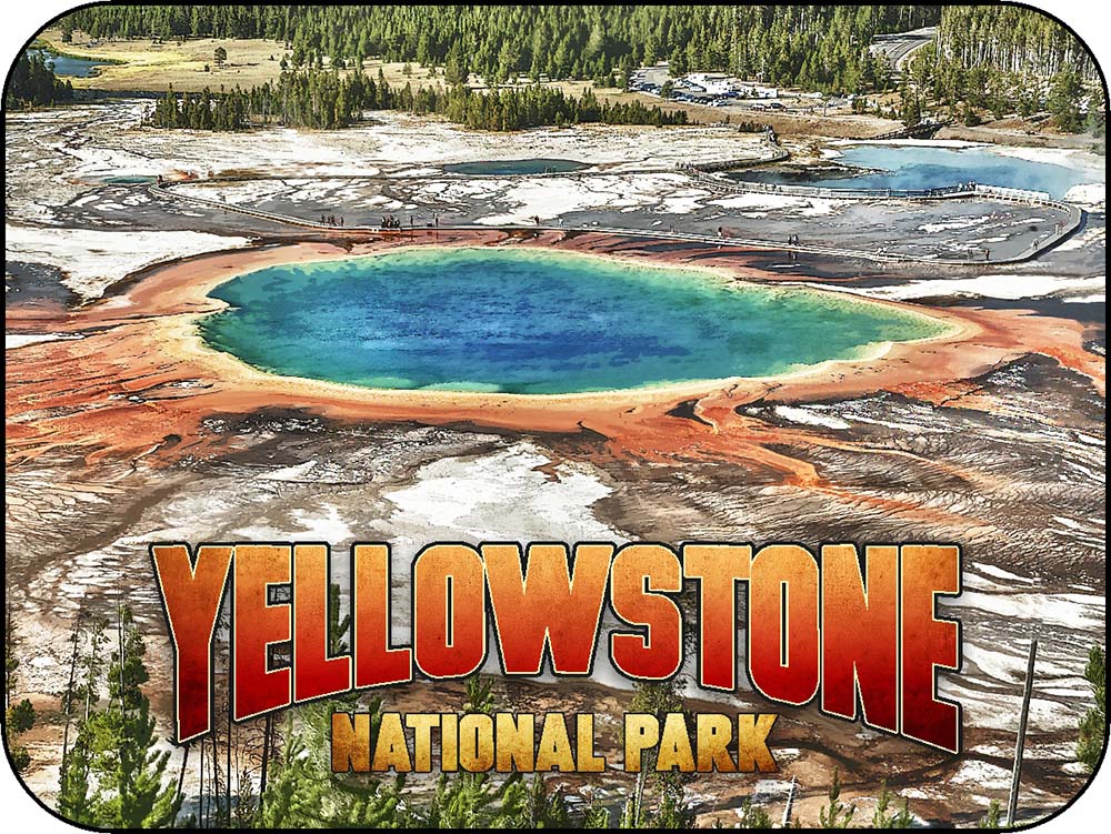 Yellowstone Aerial Spring