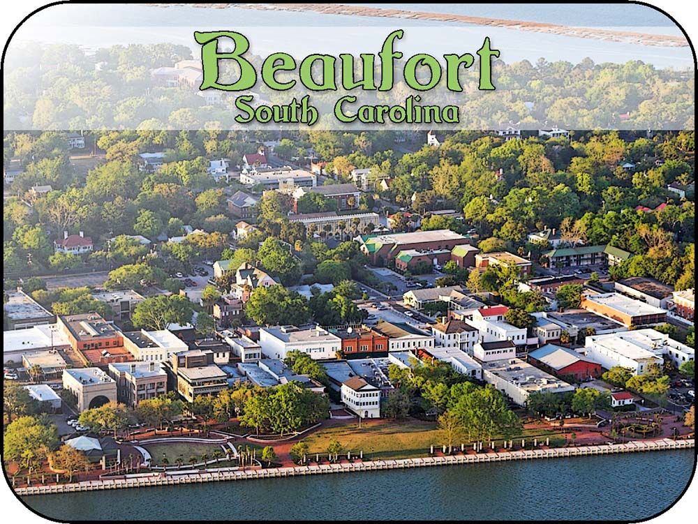 South Carolina Beaufort Aerial Shoreline