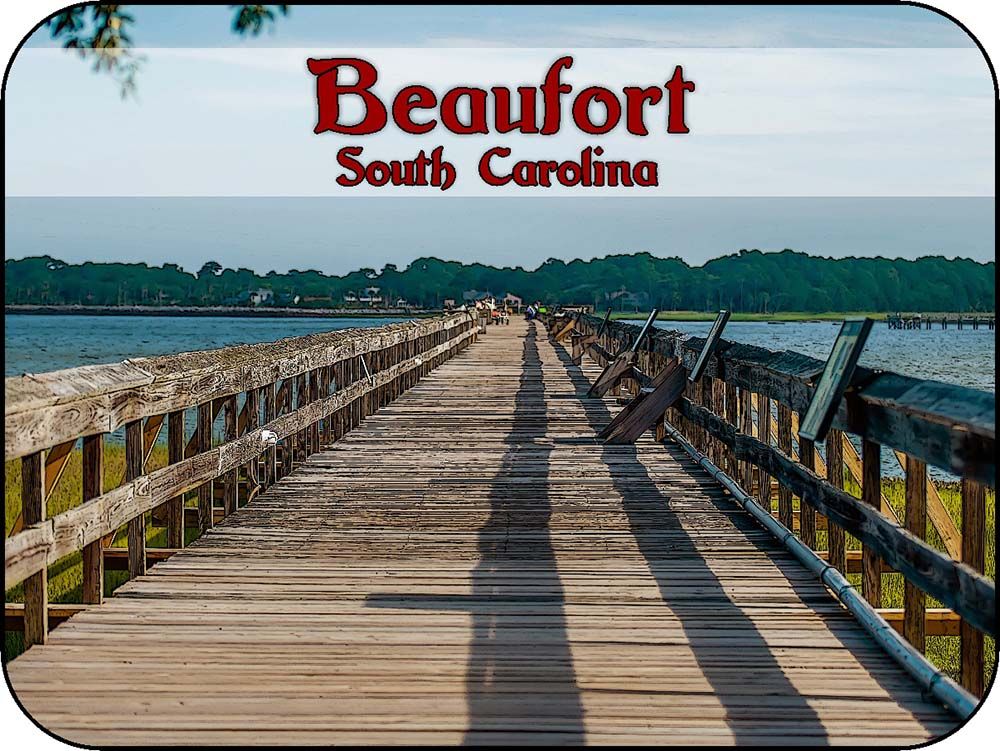 South Carolina Beaufort Port Royal Walkway