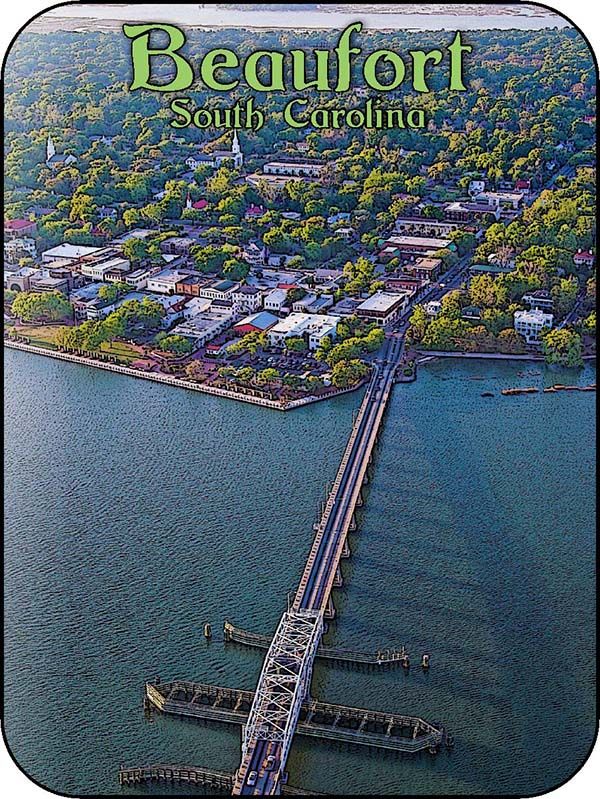 South Carolina Beaufort Aerial View