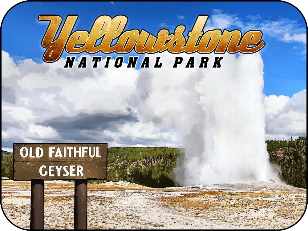 Yellowstone National Park Old Faithful Geyser