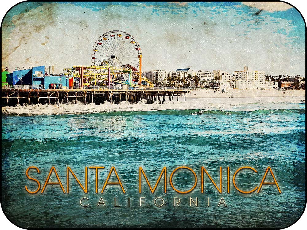 Santa Monica Pier California Sunwashed Pier