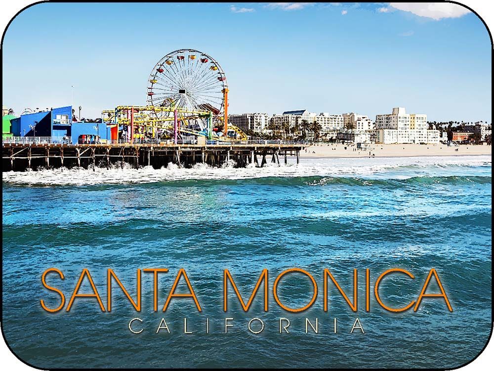 Santa Monica Pier California Sunwashed Pier