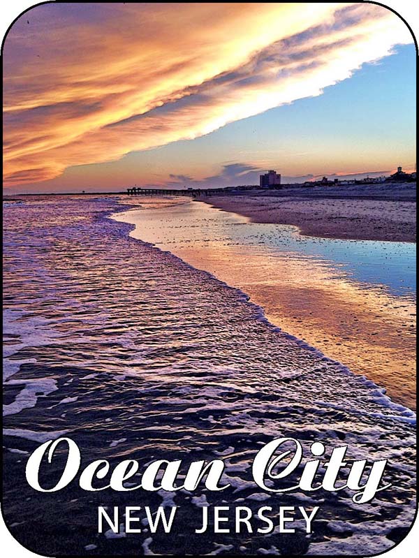 Ocean City New Jersey Sunset Beach