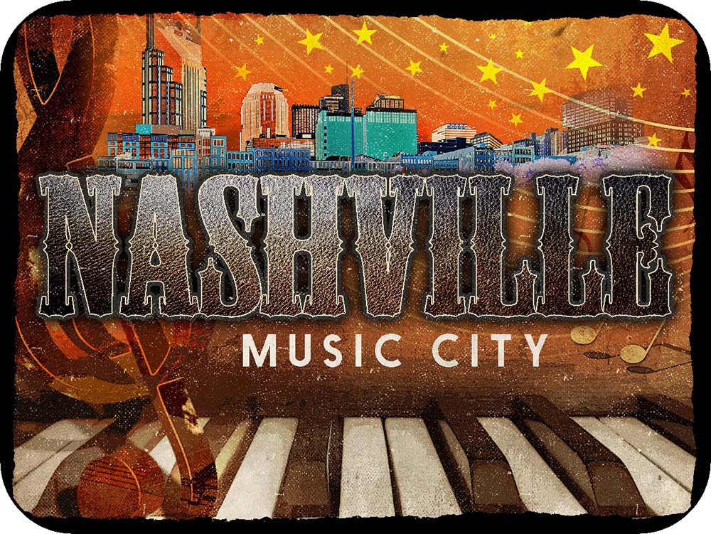 Nasvhille Tennessee Rustic Piano Music City