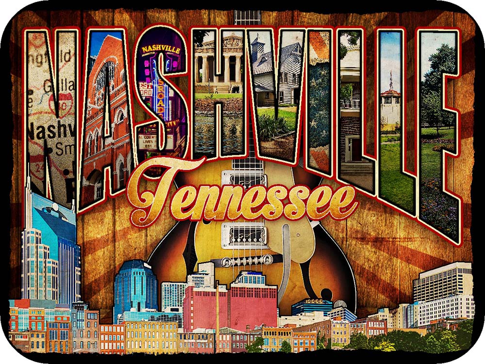 Nasvhille Tennessee Letter Scenes