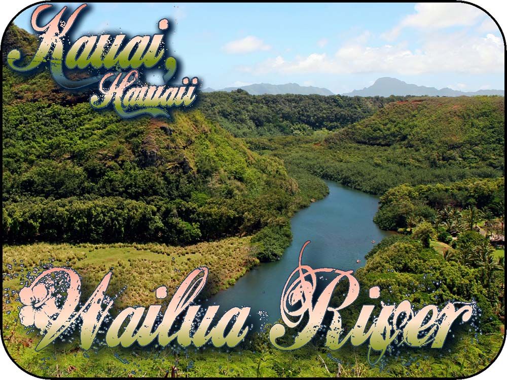 Wailua River Hawaii Magnet