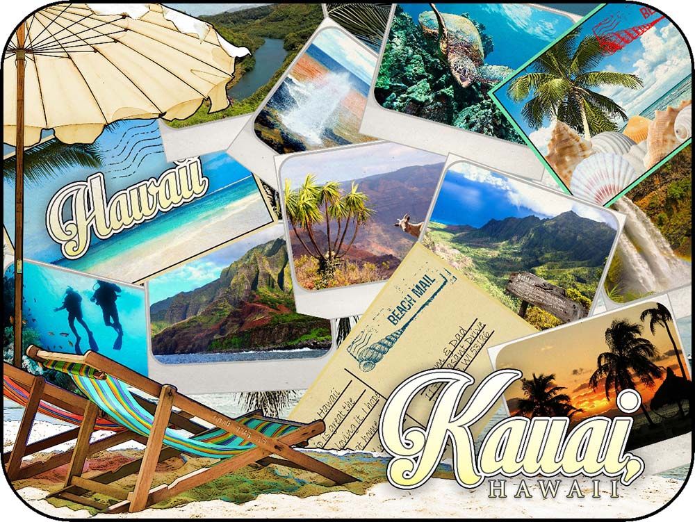 Design2 Hawaii Collage Magnet