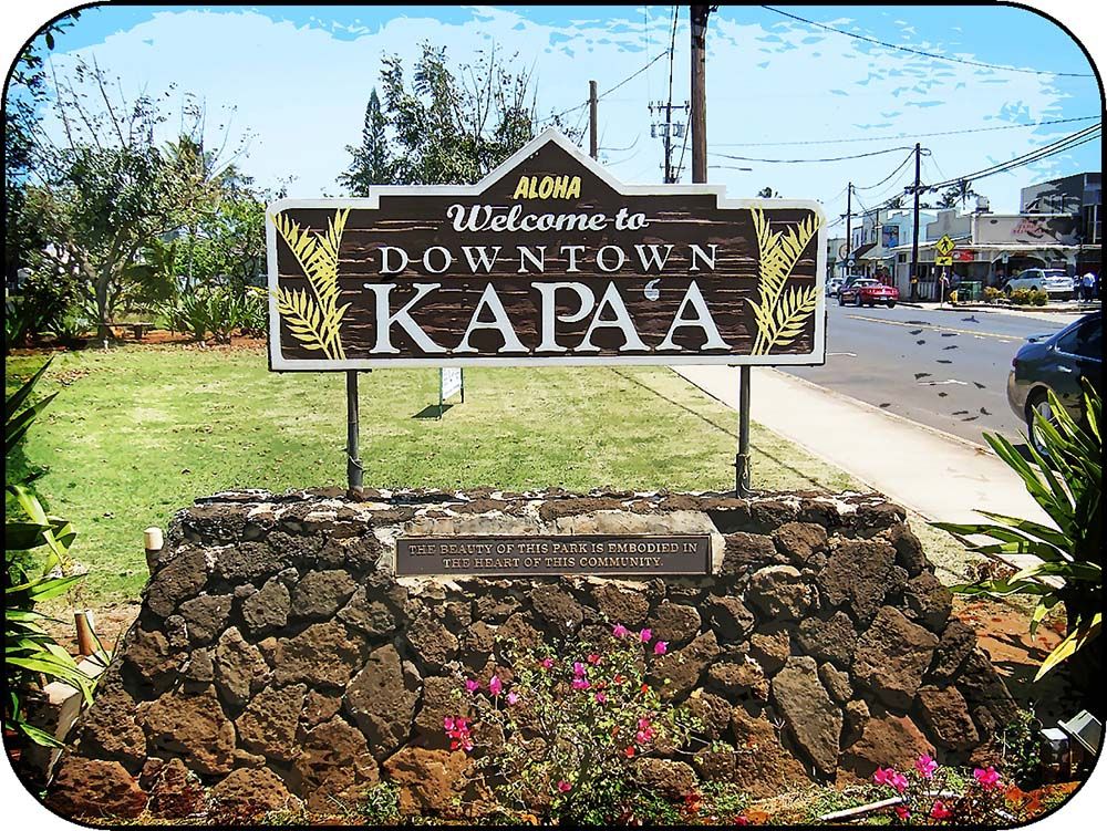 Kauai Hawaii Downtown Kappa