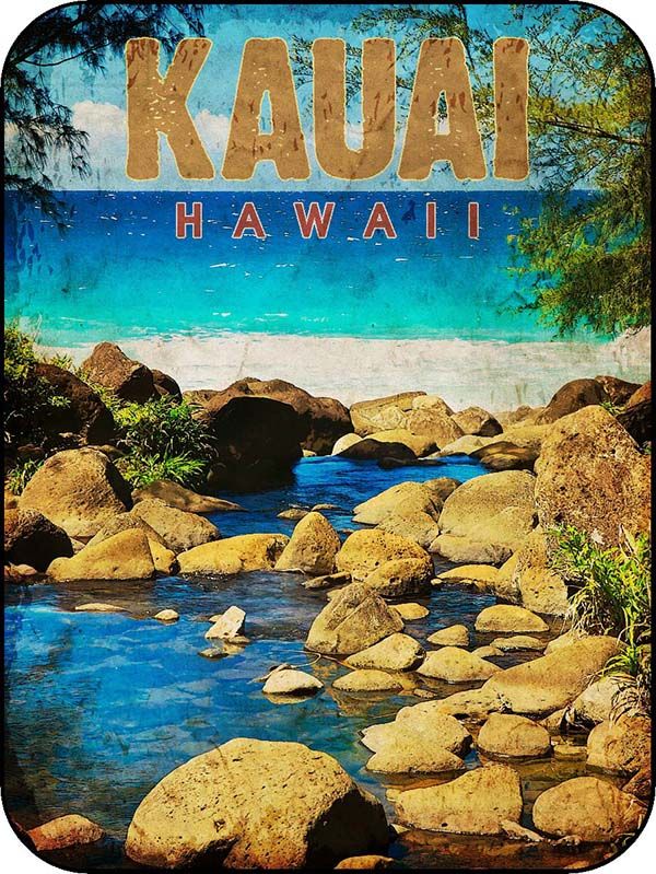 Kauai Hawaii Secret Beach Stream