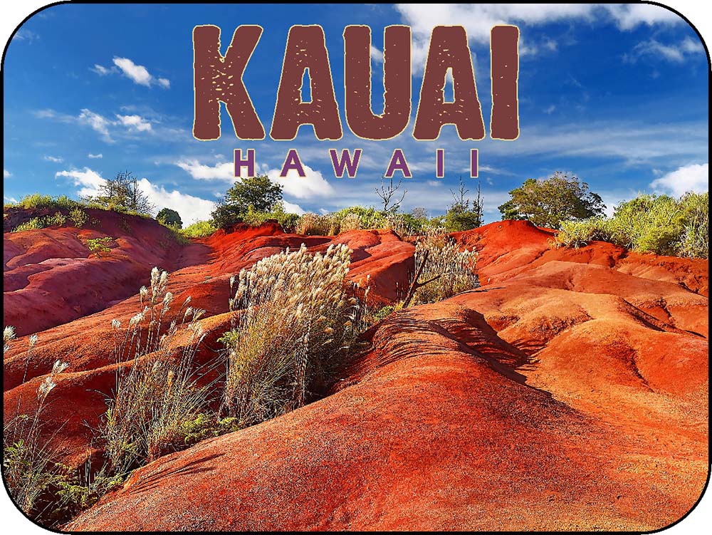 Kauai Hawaii Waimea Canyon RedDirt Clean