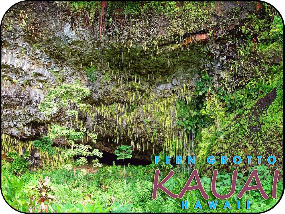 Kauai Hawaii says Fern Grotto