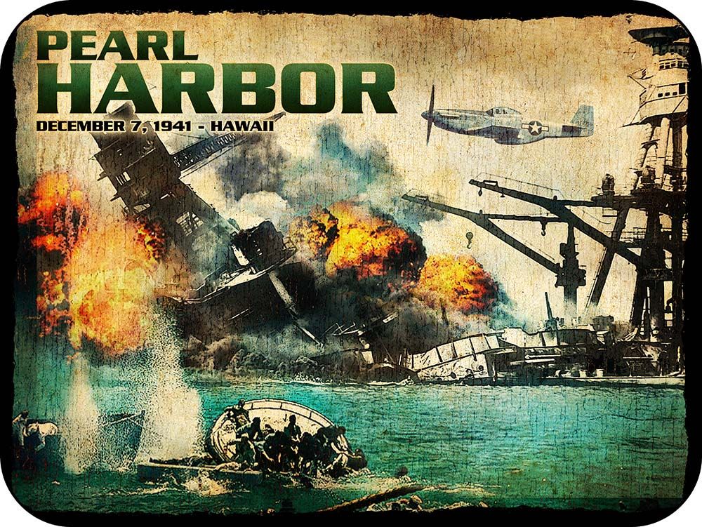 Pearl Harbor Hawaii 1941 Attack Close